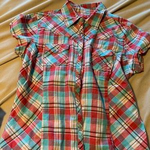 Short sleeve button down shirt
